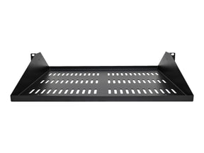 StarTech.com 2U 19 Zoll Fachboden für Rack - Perforierte, freitragende rack ablage mit zentrierter befestigung - Belüftete rack ablage - Belastbarkeit 91kg - 36cm tief (SHELF-2U-14-CENTER-V)