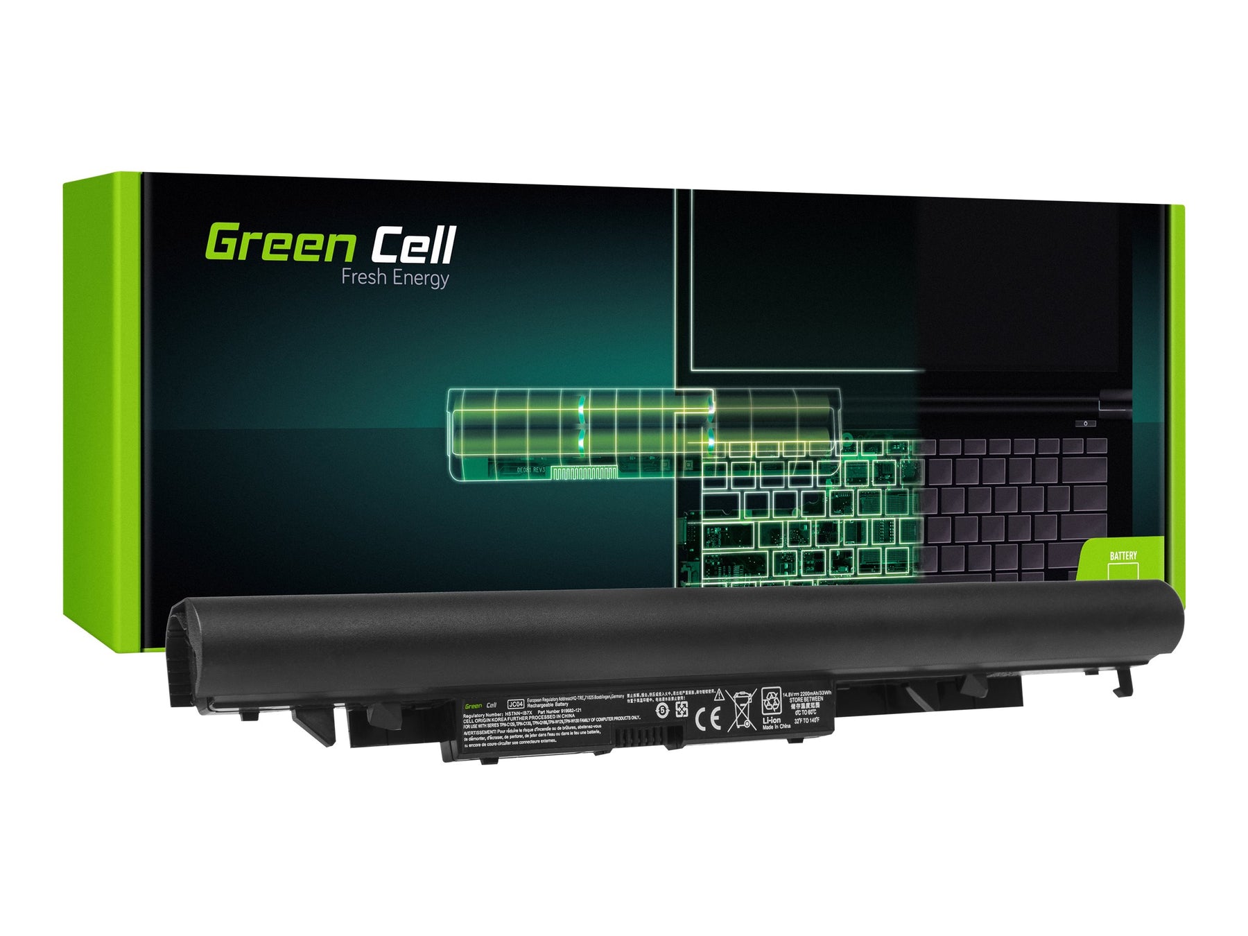 Green Cell Laptop-Batterie (gleichwertig mit: HP JC04)