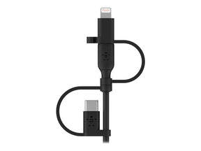 Belkin BOOST CHARGE Universal - USB-Kabel - USB männlich zu Micro-USB Typ B, Lightning, 24 pin USB-C männlich