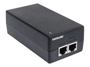 Intellinet Gigabit Ultra PoE-Injektor, 1 x 60 Watt-Port, IEEE 802.3bt und IEEE 802.3at/af-konform, Kunststoffgehäuse