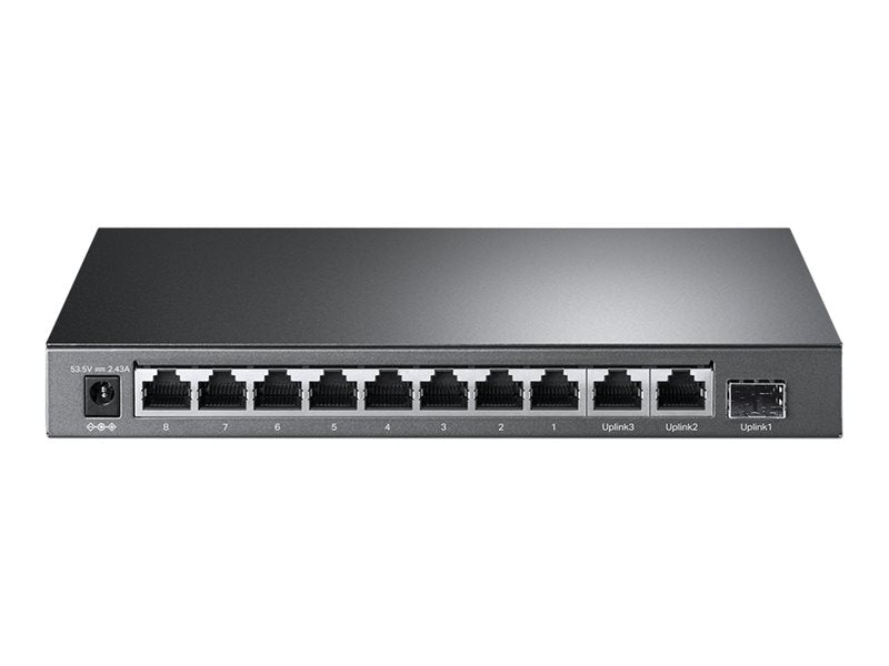 TP-LINK TL-SG1210MP V2 - Switch - unmanaged - 8 x 10/100/1000 (PoE+)