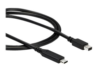 StarTech.com 1m / 3.3ft USB-C to Mini DisplayPort Cable - 4K 60Hz - Black - USB 3.1 Type C to mDP Adapter (CDP2MDPMM1MB)