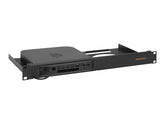 Rackmount.IT RM-AP-T1 - Rackmontagesatz - Schwarz, RAL 9004 - 1U - 48.3 cm (19")