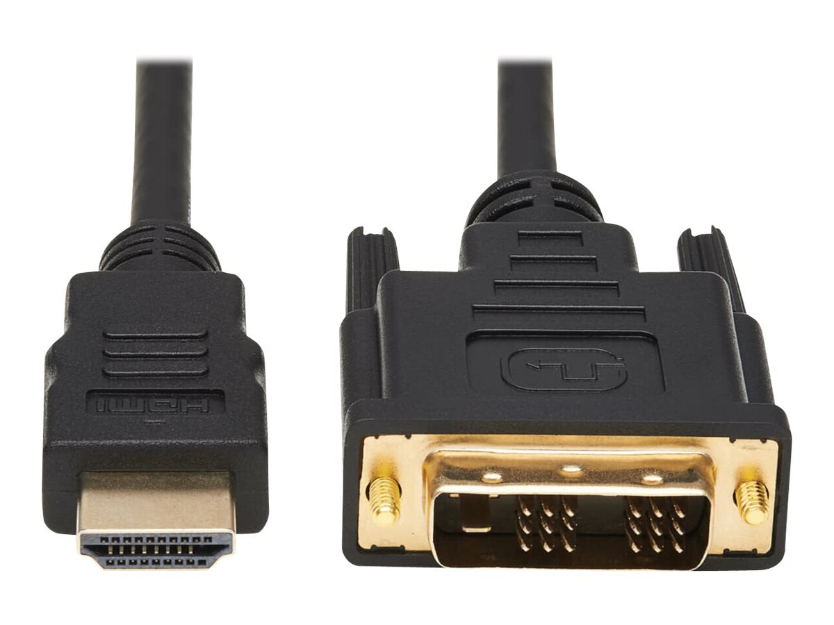 Tripp Safe-IT HDMI-to-DVI Cable Antibacterial M/M DVI-D Single Link, 1920 x 1200 @ 60 Hz, Black, 6 ft.