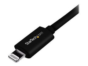 StarTech.com 3m Apple 8 Pin Lightning Connector auf USB Kabel - USB Kabel für iPhone / iPod / iPad - Ladekabel / Datenkabel - Schwarz - Lightning-Kabel - Lightning (M)