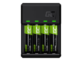 Green Cell VitalCharger - Batterieladegerät - 4 x Batterien laden