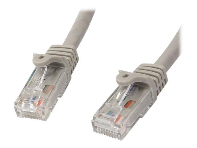 StarTech.com 2m Cat6 Gigabit Snagless Patchkabel - RJ45 UTP Netzwerkkabel mit Schutzmanschette - Cat 6 Kabel - Grau - Patch-Kabel - RJ-45 (M)