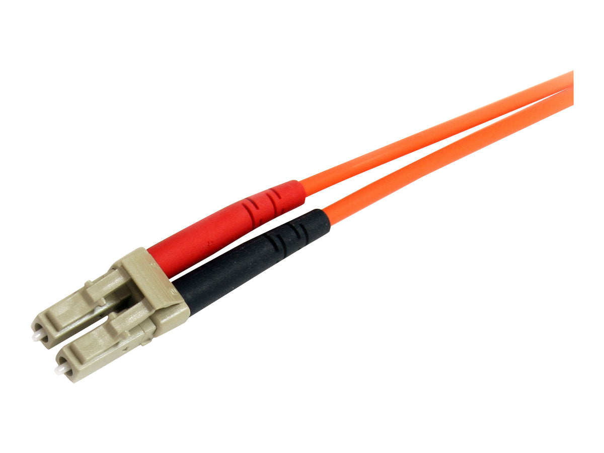 StarTech.com 3m Fiber Optic Cable - Multimode Duplex 62.5/125 - LSZH - OM1 - LC to ST Cat6 Patch Cable (FIBLCST3)