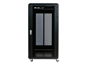 StarTech.com Zerlegbarer 22HE Serverschrank mit Rollen