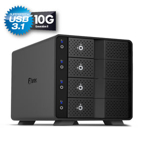 FANTEC MB-X4U31 4x 3.5 Gehäuse - - 3.5" - HDD-Wechselrahmen - 3,5"