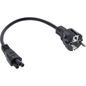 InLine Netzkabel für Notebook - 3pol Kupplung - schwarz - 1,8m