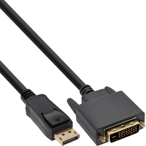 InLine DisplayPort zu DVI Konverter Kabel - schwarz - 2m