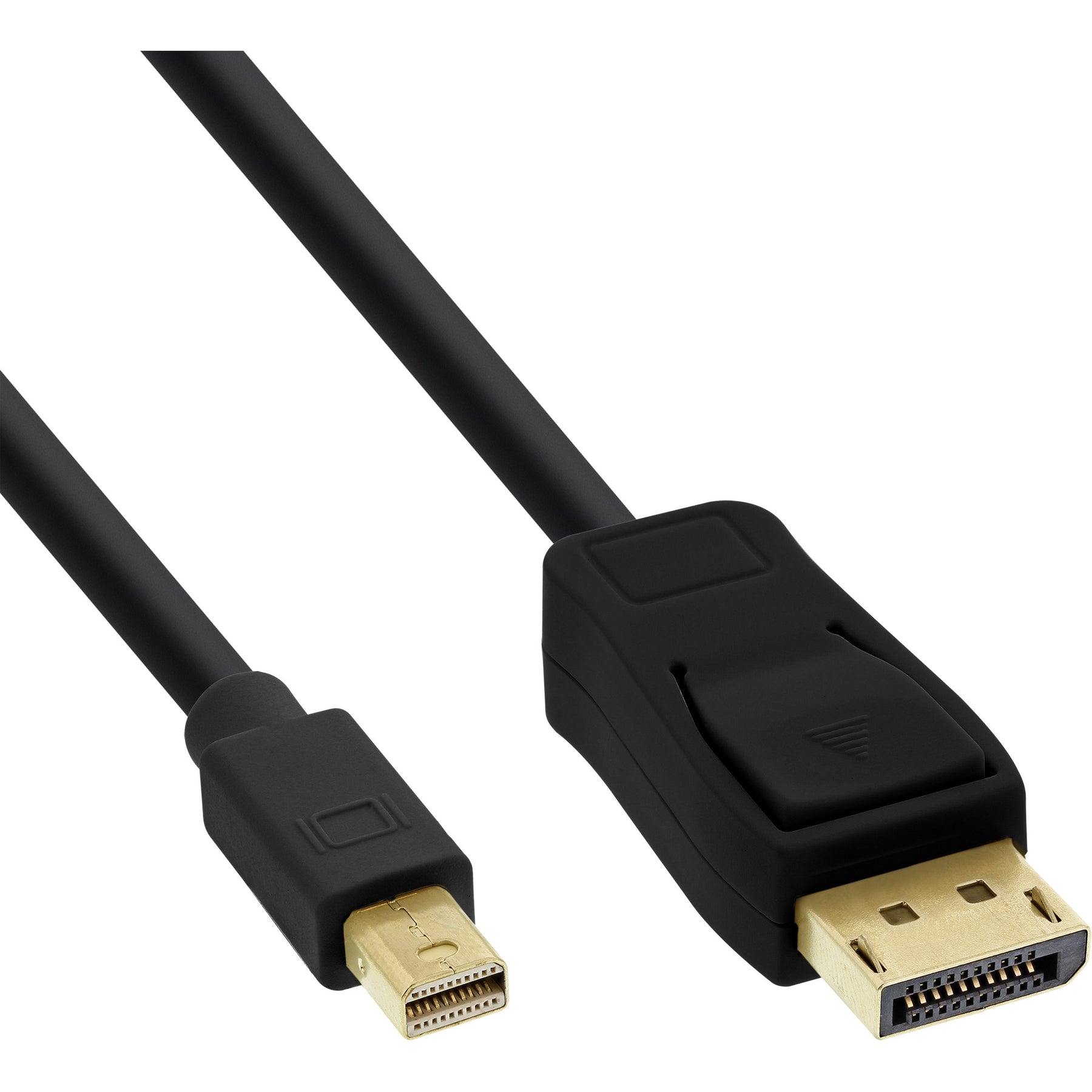 InLine Mini DisplayPort zu DisplayPort Kabel - schwarz - 0,5m