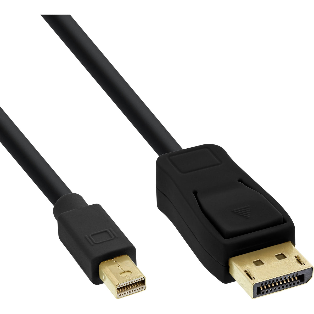 InLine Mini DisplayPort zu DisplayPort Kabel - schwarz - 1m