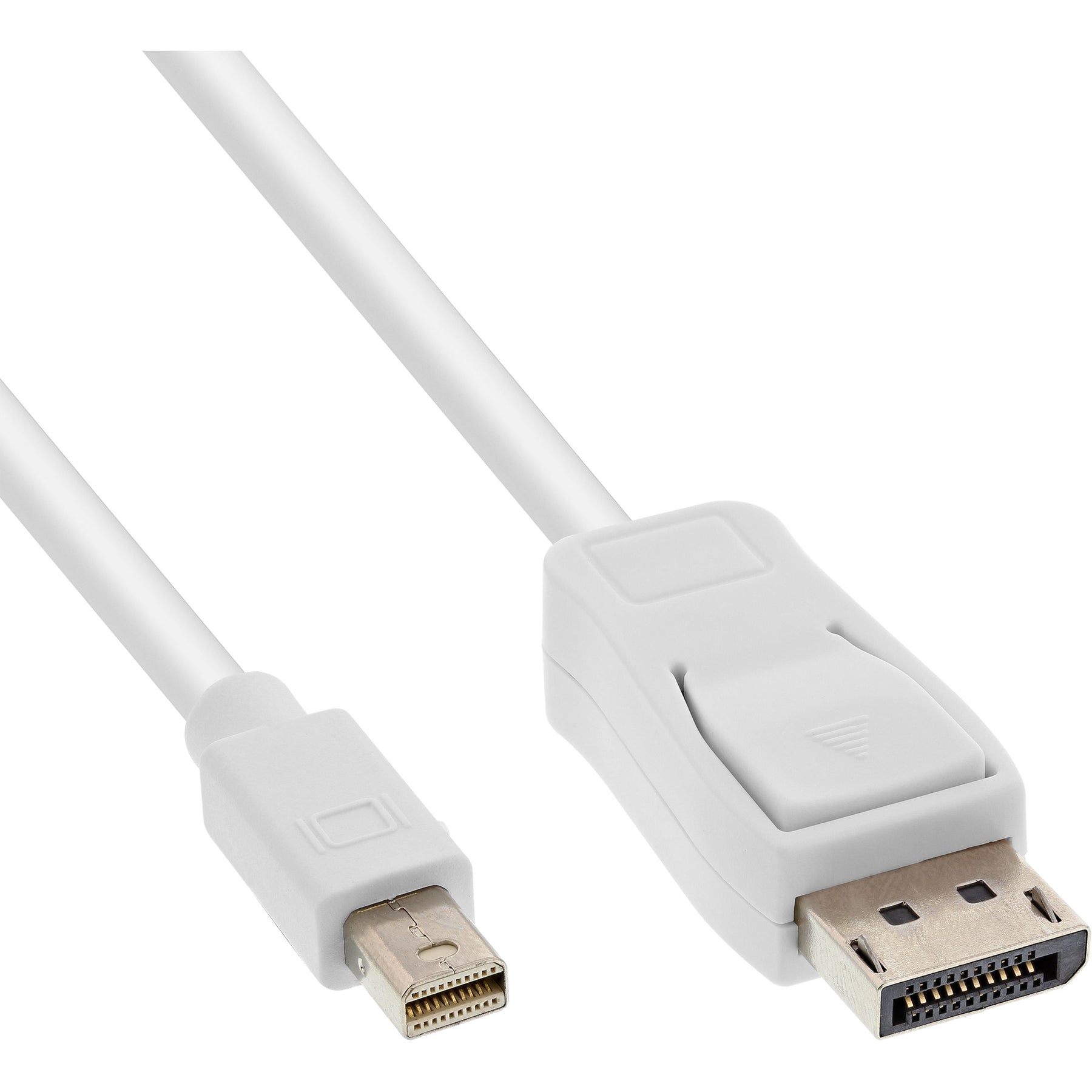 InLine Mini DisplayPort zu DisplayPort Kabel - weiß - 1m