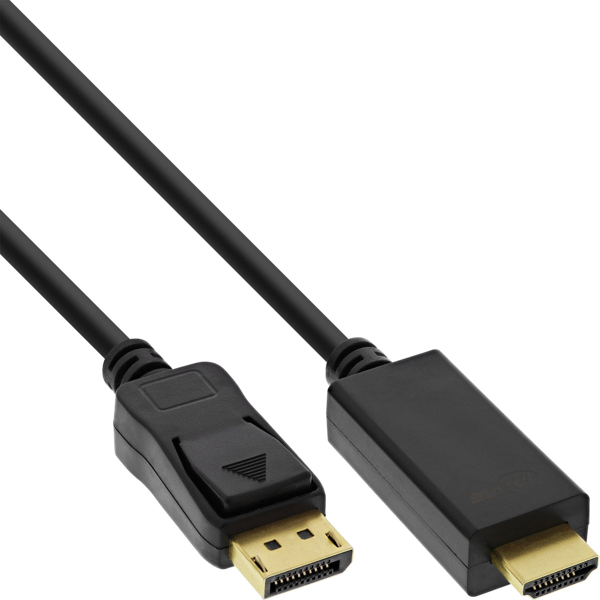 InLine DisplayPort zu HDMI Konverter Kabel - 4K/60Hz - schwarz - 1m