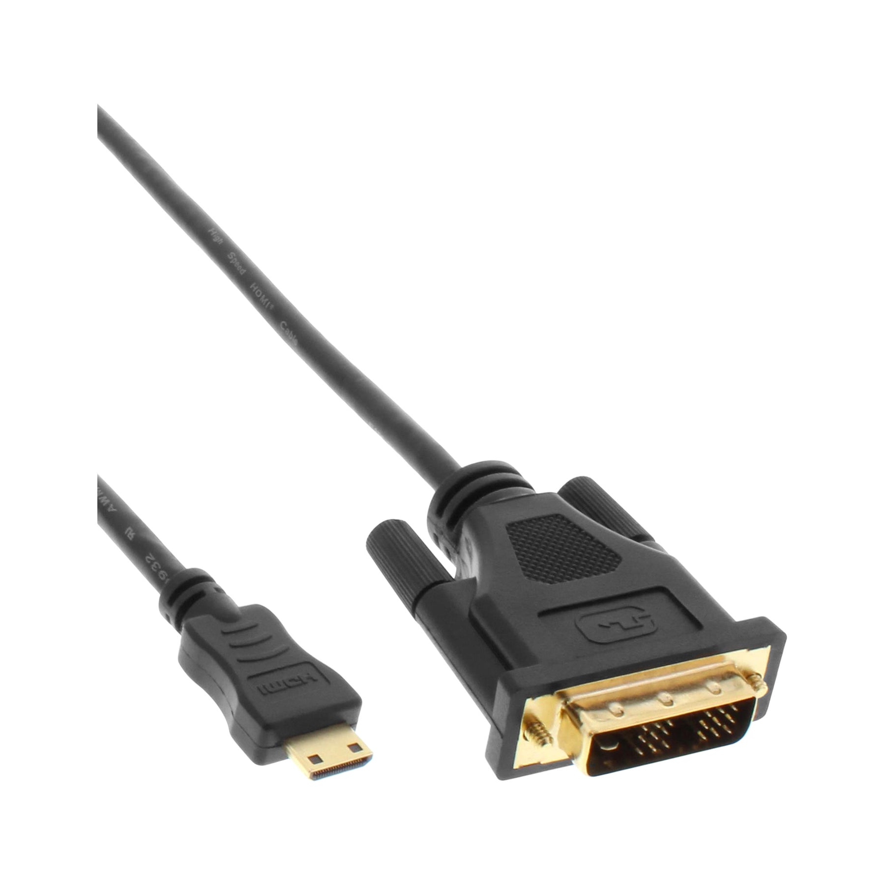 InLine Video- / Audiokabel - DVI-D (M) bis mini HDMI (M)