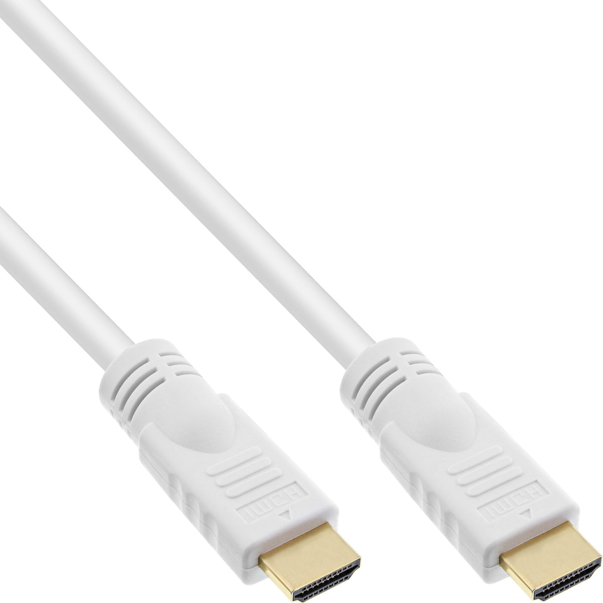 InLine HDMI-High Speed Kabel mit Eth. - Premium - ST / ST - weiß / gold - 5m