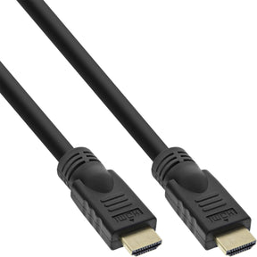 InLine HDMI-High Speed Kabel mit Ethernet - Premium - 4K2K - ST/ST - schwarz - 1m