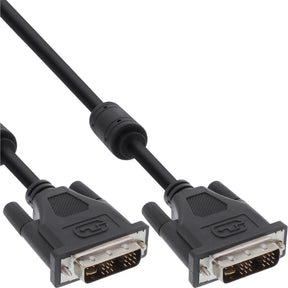 InLine DVI-I Kabel - digital/analog - 18+5 ST / ST - Single Link - 2 Ferrite - 2m