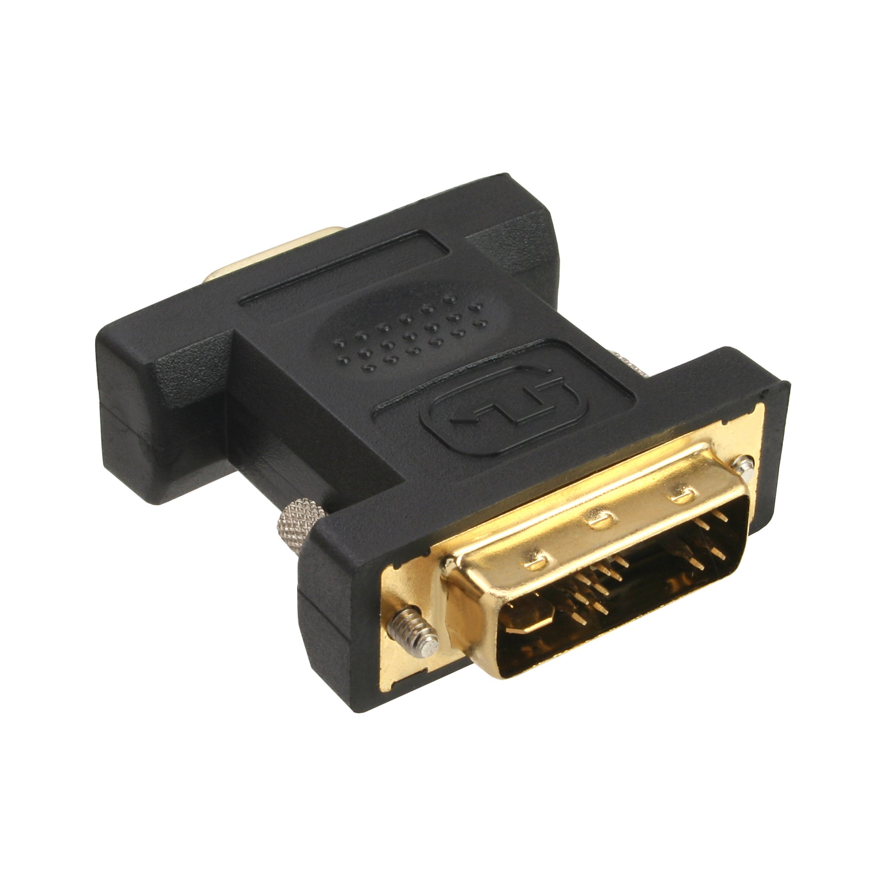 InLine DVI-A Adapter - Analog 12+5 Stecker auf 15pol HD Buchse (VGA) - vergoldet