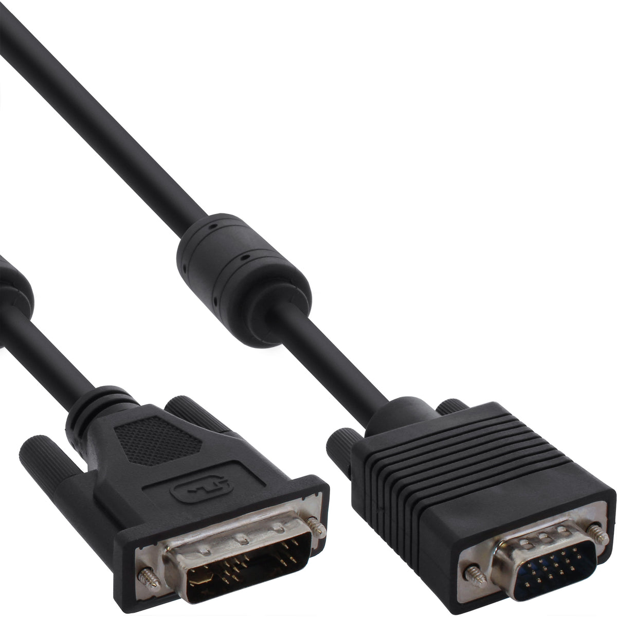 InLine DVI-A Kabel - analog 12+5 Stecker auf 15pol HD Stecker VGA - 2m