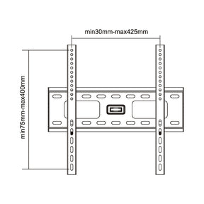 InLine Wandhalterung für TFT/LCD/LED/Plasma - 81-140cm (32-55") - max. 75kg