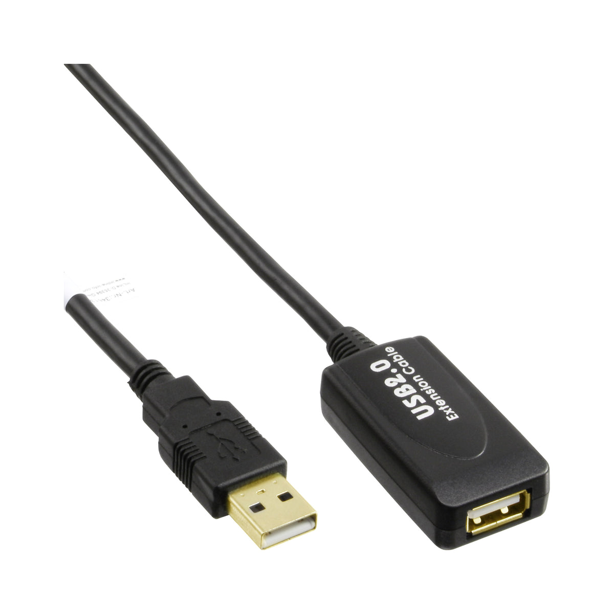 InLine USB 2.0 Aktiv-Verl. - mit Signalverstärkung "Repeater" - ST A / BU A - 15m