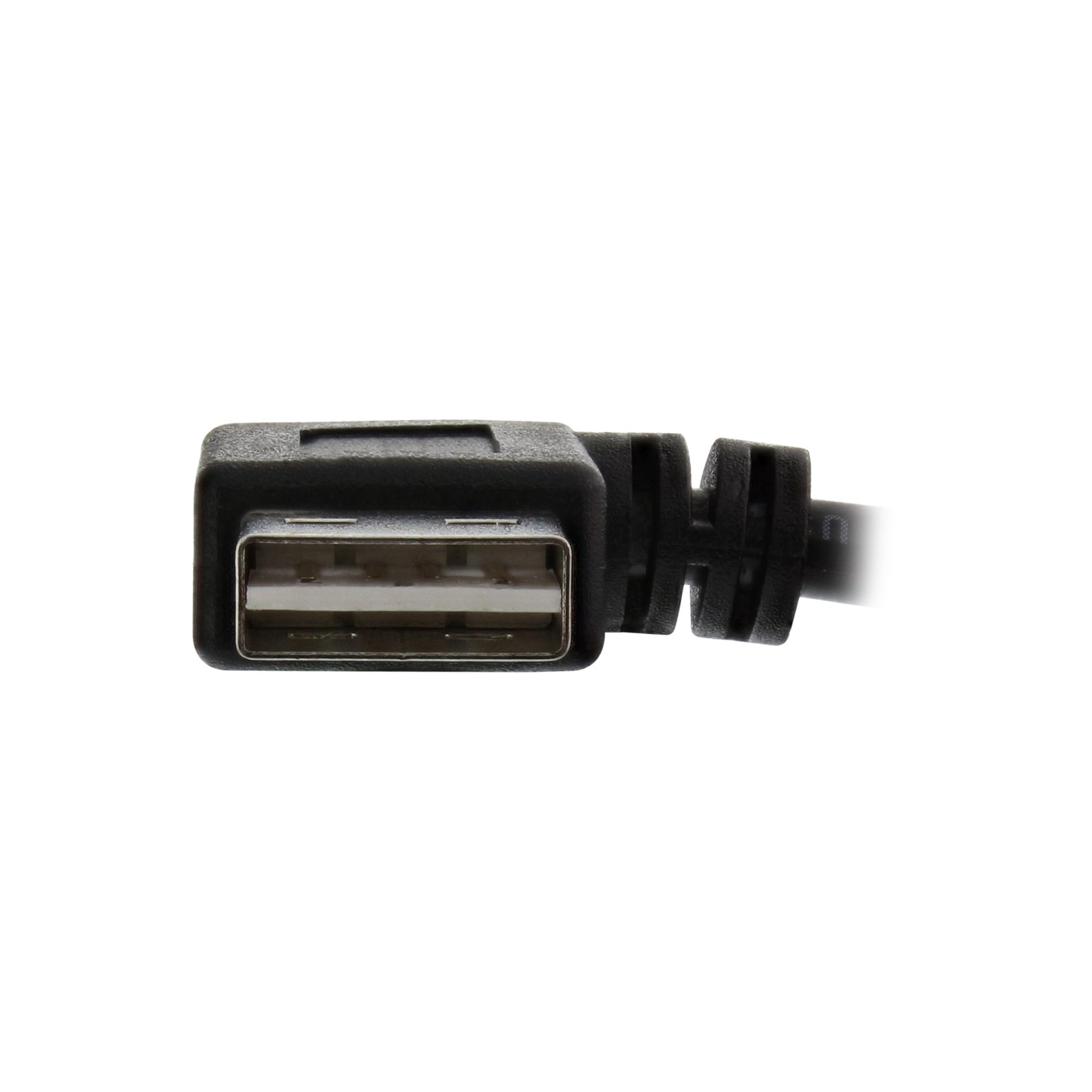 InLine Smart USB 2.0 Verlängerung gewinkelt - ST / BU - Typ A - schwarz - 0,2m