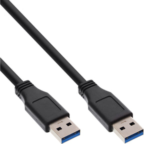 InLine USB 3.2 Gen.1 Kabel - A an A - schwarz - 5m