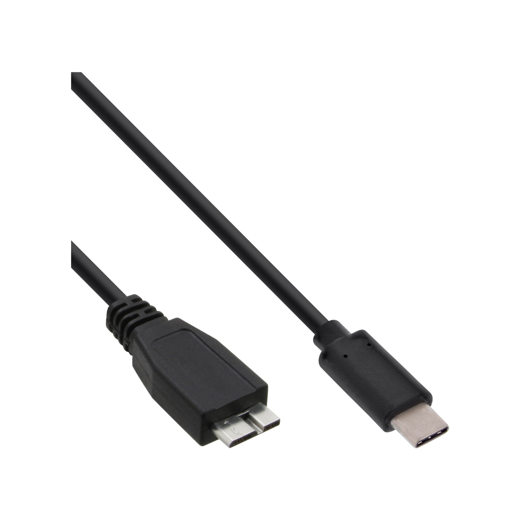 InLine USB 3.2 Gen.1x2 Kabel - USB-C Stecker an Micro-B Stecker - schwarz - 1,5m