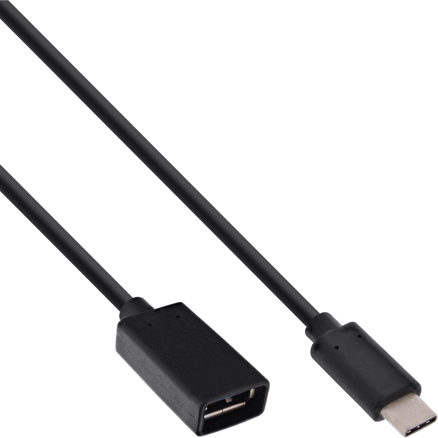 InLine USB 3.2 Gen.1x2 Adapterkabel - USB-C Stecker an A Buchse - 0,15m