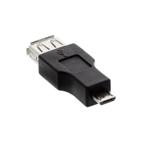 InLine Micro-USB OTG Adapter - Micro-B Stecker an USB A Buchse