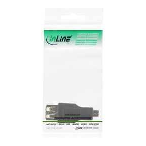 InLine Micro-USB OTG Adapter - Micro-B Stecker an USB A Buchse