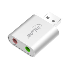 InLine USB Audio Soundadapter - Mini Aluminium Gehäuse