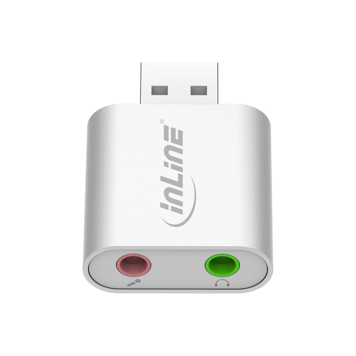 InLine USB Audio Soundadapter - Mini Aluminium Gehäuse