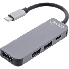 InLine Multihub USB 3.2 Gen.1 - 2x USB-A - HDMI 4K/30Hz - USB-C PD 87W