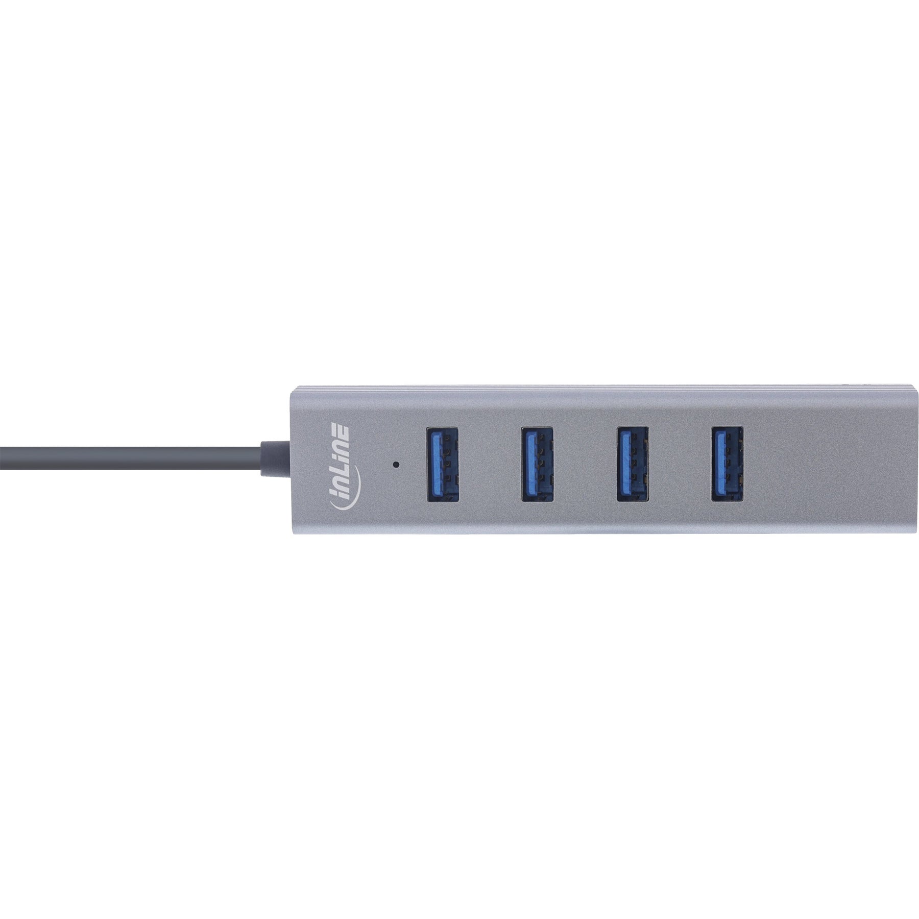 InLine USB-C 3.2 Multi Hub (4x USB-A 5Gb/s) - OTG - Aluminiumgehäuse