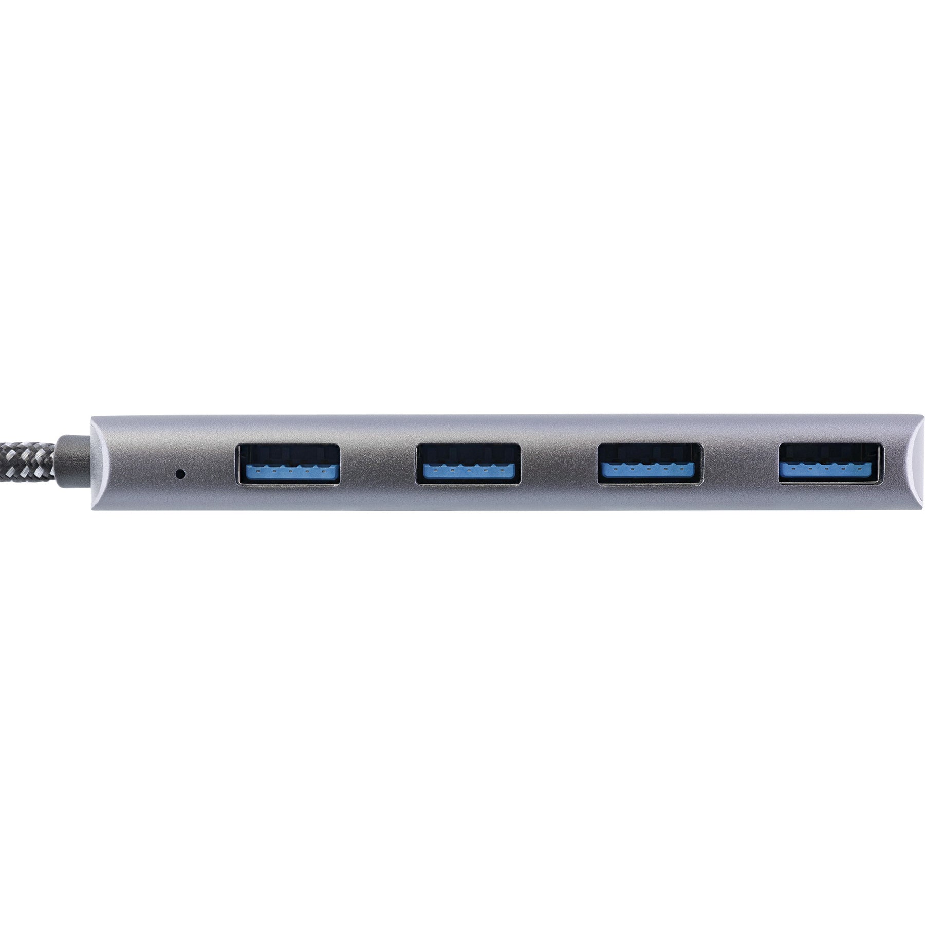 InLine USB 3.2 Hub - USB-C zu 4x USB A 10Gb/s - Metallgehäuse - grau