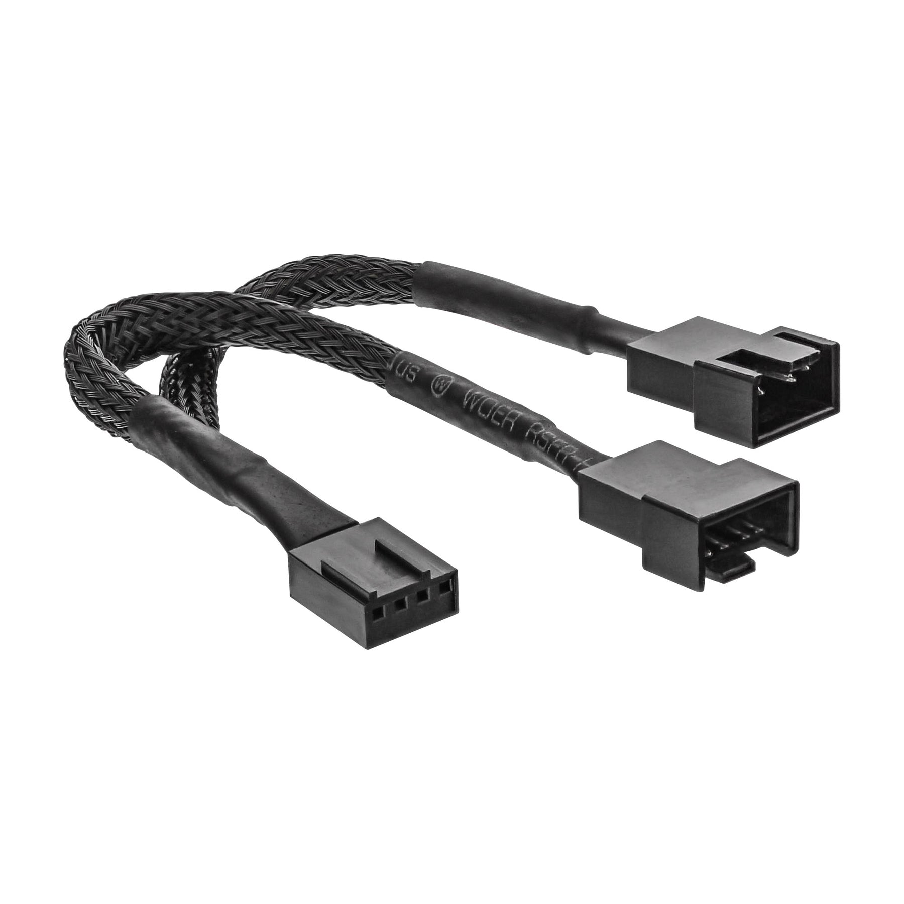 InLine Y-Kabel für Lüfter PWM - 4pol Molex  1 Stecker / 2 Buchse - 0,15m