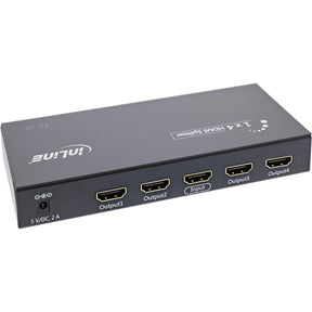 InLine HDMI Splitter/Verteiler - 4-fach - 4K2K kompatibel