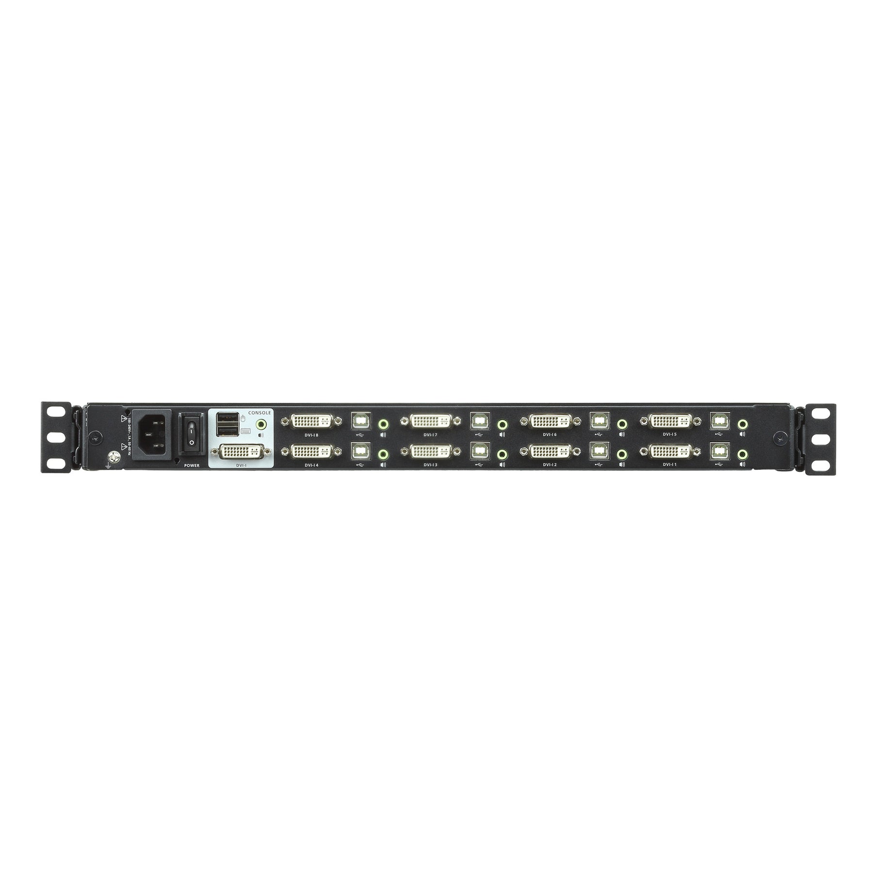 ATEN CL6708MW - KVM-Konsole mit KVM-Switch - 8 Anschlüsse - USB - Deutsch - 43.9 cm (17.3")