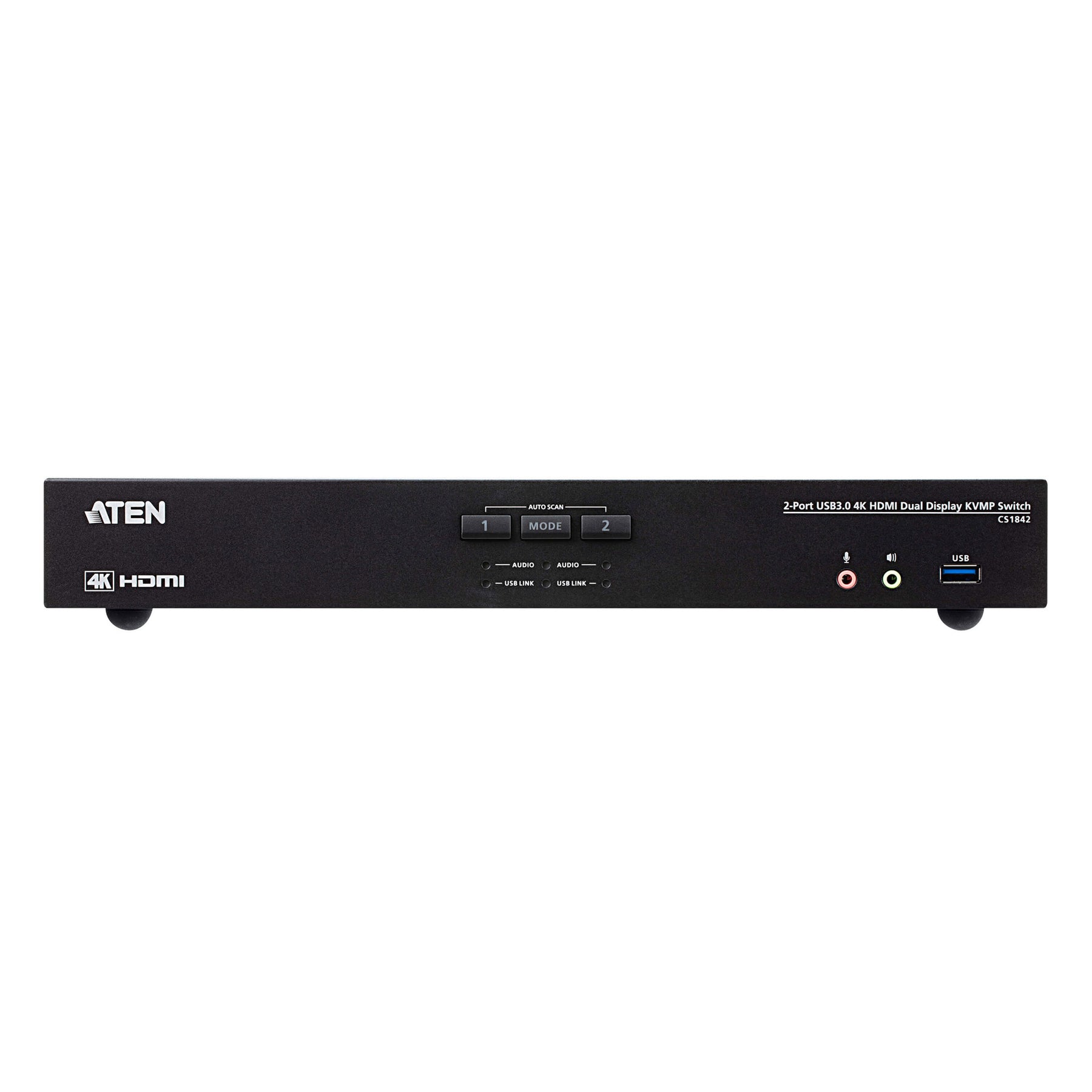 ATEN CS1842 2-Port USB 3.0 4K HDMI Dual Display KVMP Switch