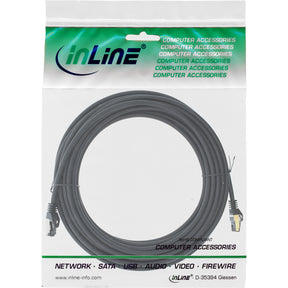 InLine Patchkabel - S/FTP (PiMf) - Cat.8.1 - 2000MHz - halogenfrei - schwarz - 5m