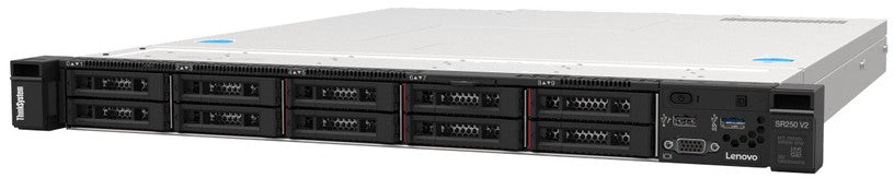 Lenovo ThinkSystem SR250 V2 7D7Q - Server - Rack-Montage - 1U - 1-Weg - 1 x Xeon E-2334 / 3.4 GHz - RAM 16 GB - Hot-Swap 6.4 cm (2.5")