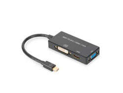 DIGITUS Mini DisplayPort 3in1 Adapter / Konverter