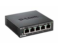 D-Link DES 105 - Switch - 5 x 10/100 - Desktop