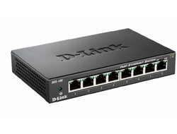 D-Link DES 108 - Switch - 8 x 10/100 - Desktop