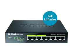 D-Link DGS 1008P - Switch - unmanaged - 4 x 10/100/1000 (PoE)