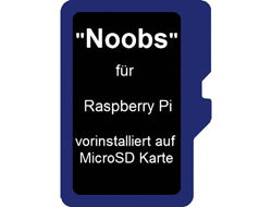 Raspberry Pi 3u4 Micro SD Karte 32GB inkl. Noobs vorinstalliert - Micro SD